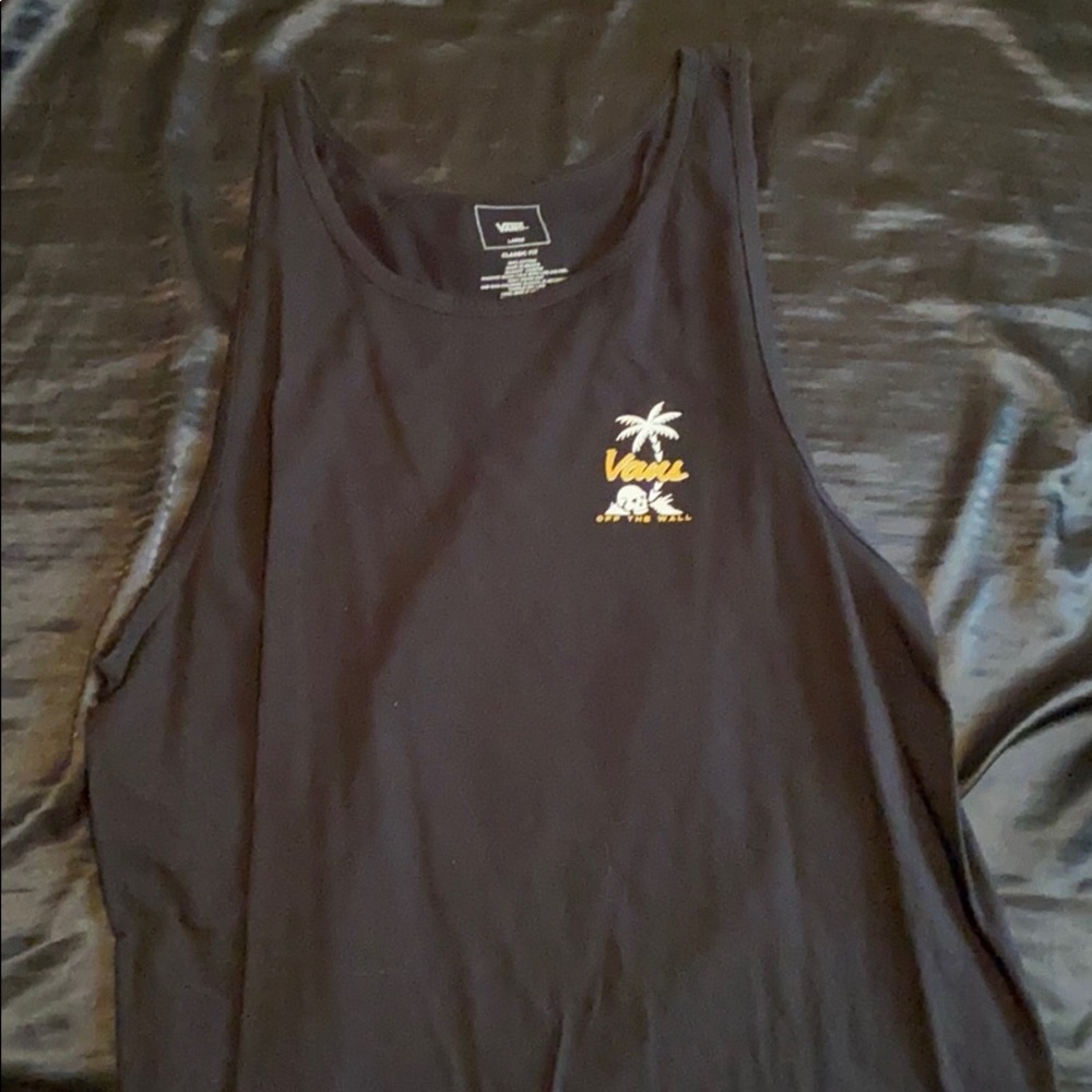muscle tee: Vans